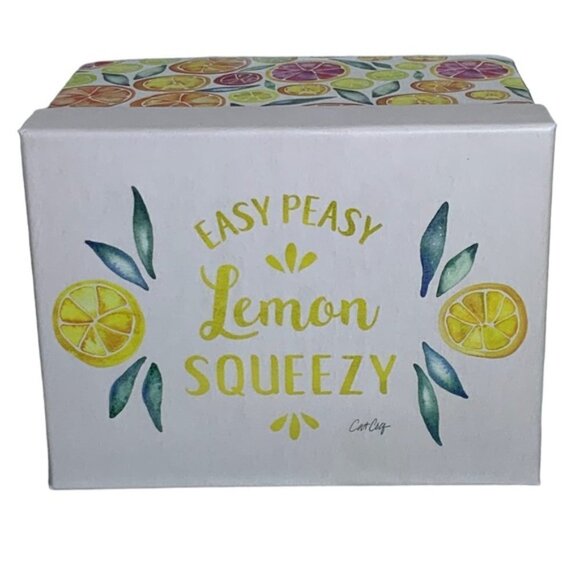 Lang Cat Coq Gift Mug with Reusable Gift Box Lemon Theme Floral Large 17 OZ - Picture 9 of 16